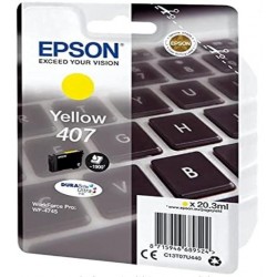 Tinta Epson 407 Amarillo...